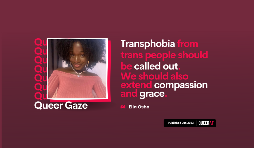 How to respond to transphobia from within the trans community