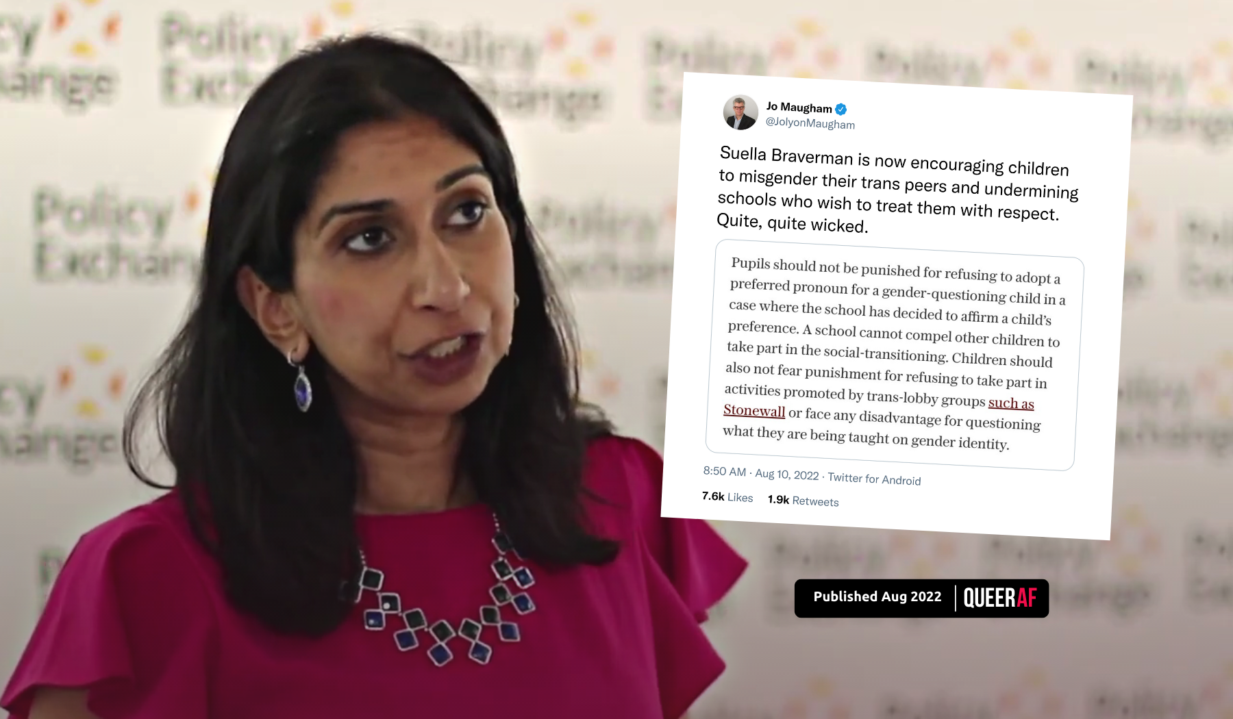 Suella Braverman's "wicked" attack on trans kids doesn't change the law