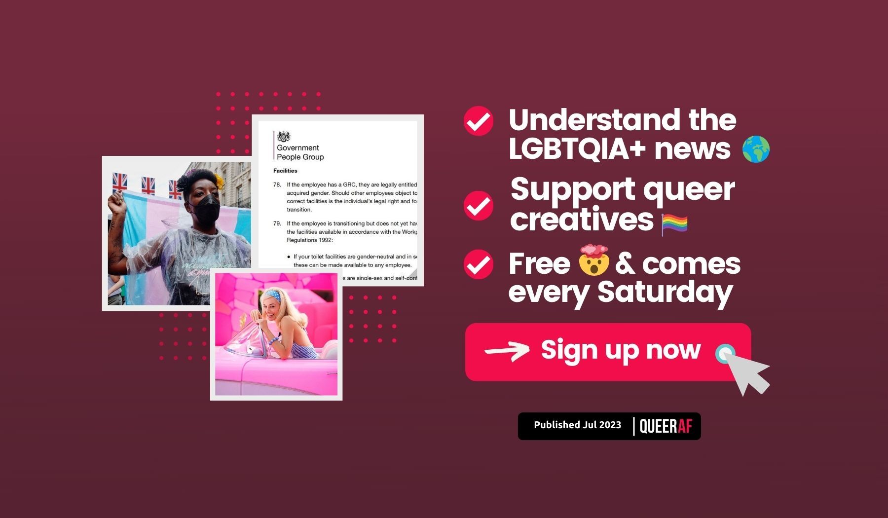 Understand the LGBTQIA+ news: Trans toilet bans in civil service, Trans Pride and Barbie